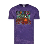 Cloud Purple the best memories camping Vintage Tee - SublimationCraftShop