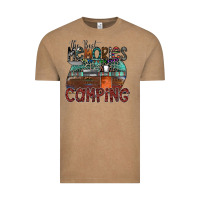 Vintage Coffee the best memories camping Vintage Tee - SublimationCraftShop