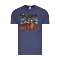 Vintage Denim the best memories camping Vintage Tee - SublimationCraftShop