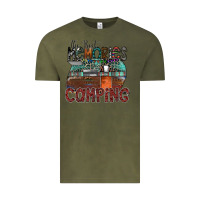 Vintage Olive the best memories camping Vintage Tee - SublimationCraftShop