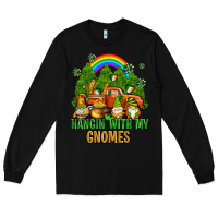 Black hangin with my gnomes with rainbow Long Sleeve Tee - AdoDesignShop