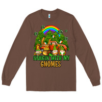 Chestnut hangin with my gnomes with rainbow Long Sleeve Tee - AdoDesignShop