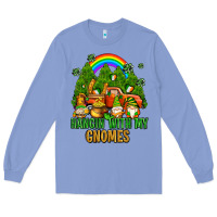Colony Blue hangin with my gnomes with rainbow Long Sleeve Tee - AdoDesignShop