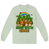 Matcha hangin with my gnomes with rainbow Long Sleeve Tee - AdoDesignShop
