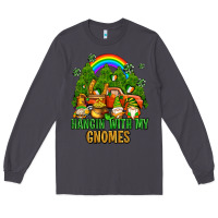 Smoke hangin with my gnomes with rainbow Long Sleeve Tee - AdoDesignShop