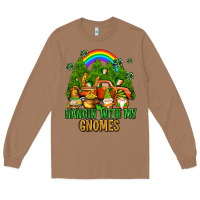 Toasted Coconut hangin with my gnomes with rainbow Long Sleeve Tee - AdoDesignShop