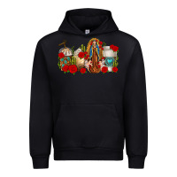 Black Lady of Guadalupe Coffee Cups Urban Hoodie - texasbilliewilder