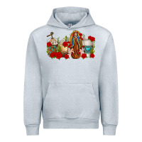 Heather Grey Lady of Guadalupe Coffee Cups Urban Hoodie - texasbilliewilder