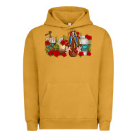 Pigment Peanut Butter Lady of Guadalupe Coffee Cups Urban Hoodie - texasbilliewilder
