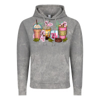 Cloud Rock flowers coffee cups Vintage Hoodie - Zillion Design Studio