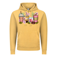 Vintage Mustard flowers coffee cups Vintage Hoodie - Zillion Design Studio