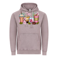 Vintage Zinc flowers coffee cups Vintage Hoodie - Zillion Design Studio