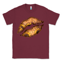 Burgundy Western Sunflower Lips Classic Tee - Bettercallsaul