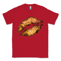 Red Western Sunflower Lips Classic Tee - Bettercallsaul