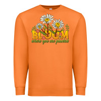Carrot bloom where you are planted Premium Sweatshirt - NancyCooperArtShop