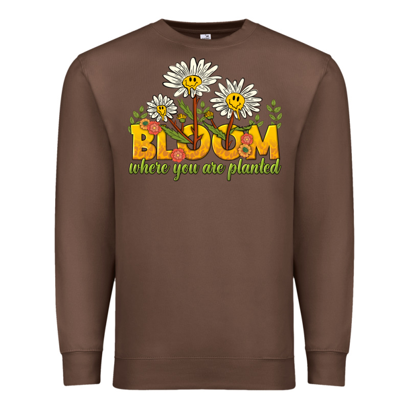 Bloom Where You Are Planted Premium Sweatshirt by NancyCooperArtShop | Teevron