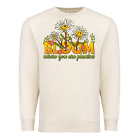 Sandshell bloom where you are planted Premium Sweatshirt - NancyCooperArtShop