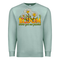 Seafoam bloom where you are planted Premium Sweatshirt - NancyCooperArtShop