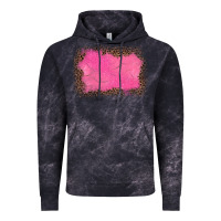 Cloud Black gemstone pink leopard background Vintage Hoodie - JahusDesignShop