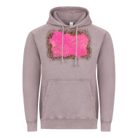 Vintage Zinc gemstone pink leopard background Vintage Hoodie - JahusDesignShop