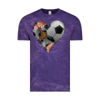 Cloud Purple western soccer heart Vintage Tee - HRA Design Shop