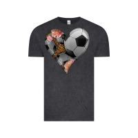 Vintage Black western soccer heart Vintage Tee - HRA Design Shop