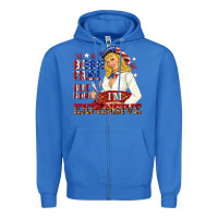 True Royal born free but now im expensive Zipper Hoodie - NancyCooperArtShop