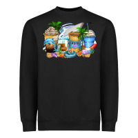 Black cruise life coffee cups Heavyweight Sweatshirt - Zillion Design Studio