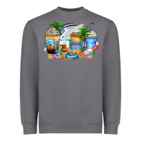 Cruise Life Coffee Cups Heavyweight Sweatshirt | Teevron