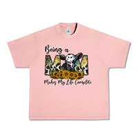 Salmon being a mom makes my life complate Urban Heavy Tee - CowhideDigitalArt