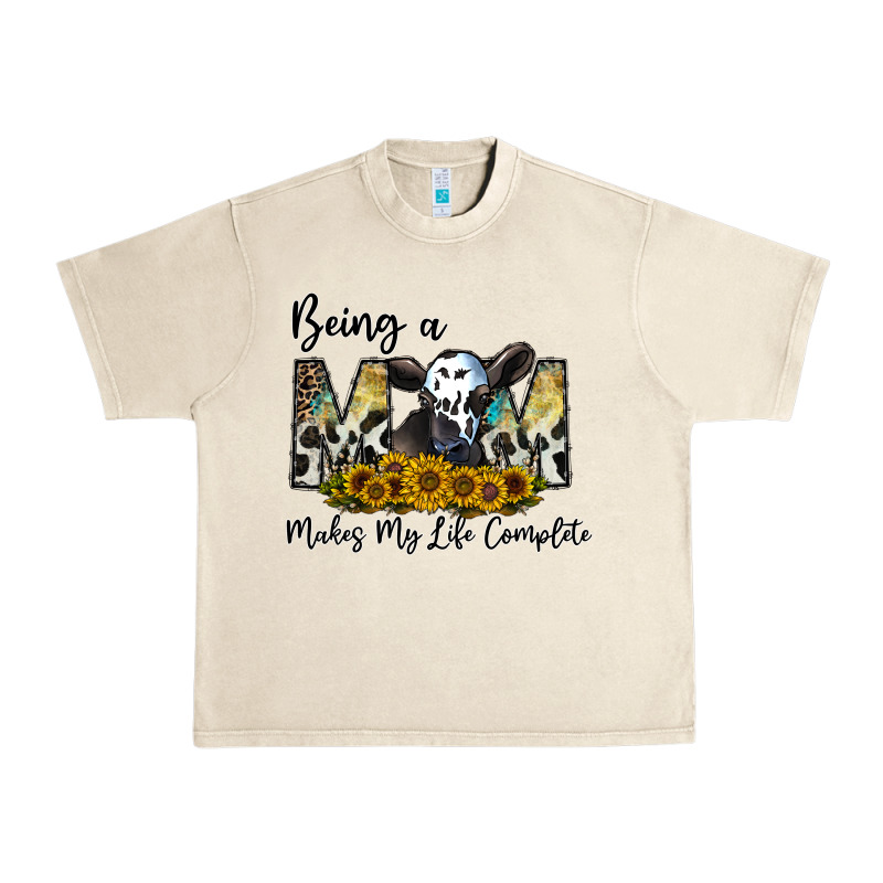 Being A Mom Makes My Life Complate Urban Heavy Tee by CowhideDigitalArt | Teevron