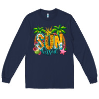 Navy sun kissed summer Long Sleeve Tee - Jasminsmagicworld