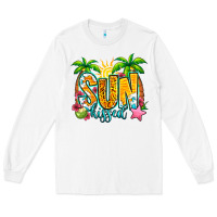 White sun kissed summer Long Sleeve Tee - Jasminsmagicworld