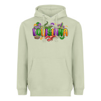 Matcha mardi gras louisiana Heavyweight Hoodie - MaliasSmallBusiness