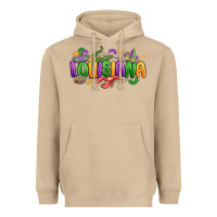 Mushroom mardi gras louisiana Heavyweight Hoodie - MaliasSmallBusiness