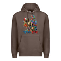 Coffee Tree Rex T-Rex Premium Hoodie - LillyAllenDesigns