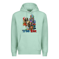 Seafoam Tree Rex T-Rex Premium Hoodie - LillyAllenDesigns