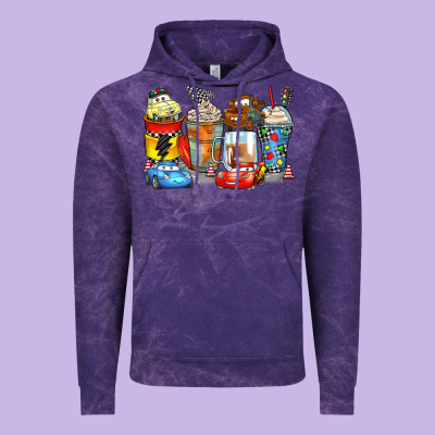 Cartoon Characters Coffee Cups Vintage Hoodie Designed By Zillion Design Studio