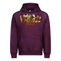 Mauve Wine school nurse juneteenth Urban Hoodie - NancyCooperArtShop