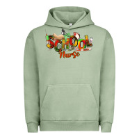 Pigment Oil Green school nurse juneteenth Urban Hoodie - NancyCooperArtShop