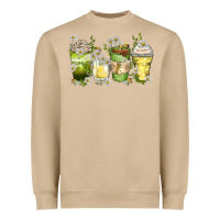 Mushroom daisy coffee cups Heavyweight Sweatshirt - Zillion Design Studio
