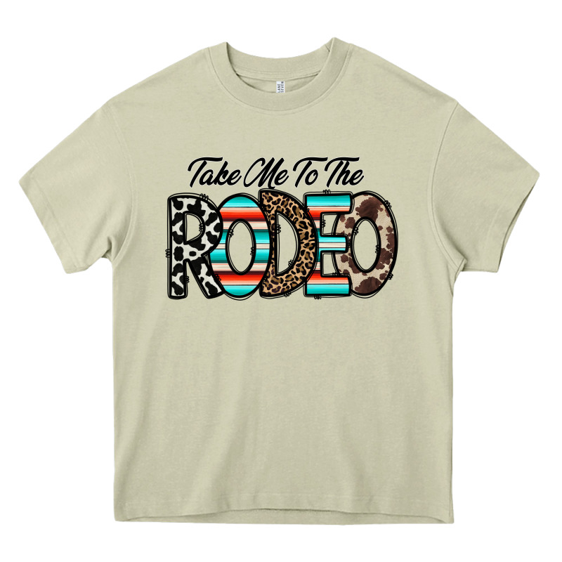 Take Me To The Rodeo Heavy Core Tee by CowhideDigitalArt | Teevron
