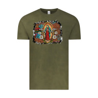 Vintage Olive virgin mary Vintage Tee - SublimationCraftShop