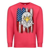 Cardinal American flag eagle Premium Sweatshirt - MaliasSmallBusiness