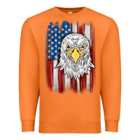Carrot American flag eagle Premium Sweatshirt - MaliasSmallBusiness