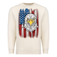 Sandshell American flag eagle Premium Sweatshirt - MaliasSmallBusiness