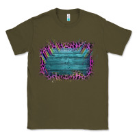 Army Green Aztec Wood Leopard Frame Classic Tee - Bettercallsaul
