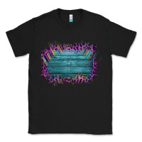 Black Aztec Wood Leopard Frame Classic Tee - Bettercallsaul
