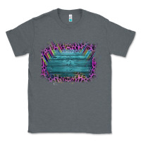 Charcoal Heather Aztec Wood Leopard Frame Classic Tee - Bettercallsaul