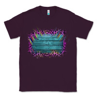 Plum Aztec Wood Leopard Frame Classic Tee - Bettercallsaul
